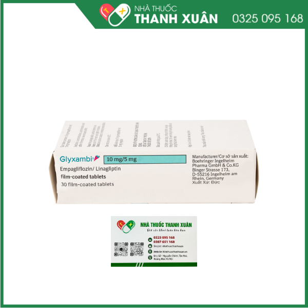 Glyxambi 10mg/5mg trị đái tháo đường tuýp 2